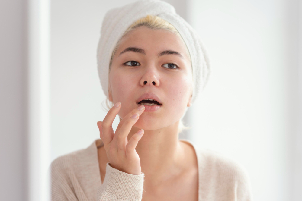 penyebab bibir bengkak