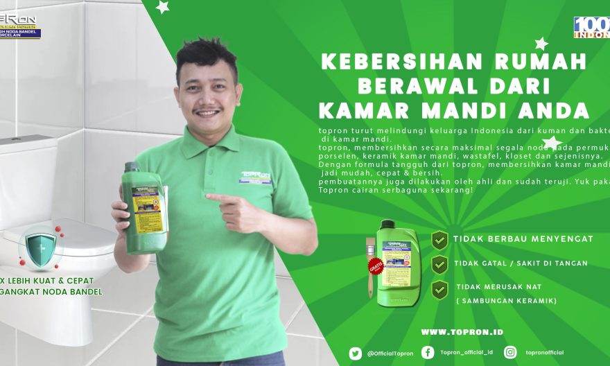 Topron Clean Power Pembersih Kerak Kamar Mandi