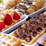 bisnis waffle berbagai topping